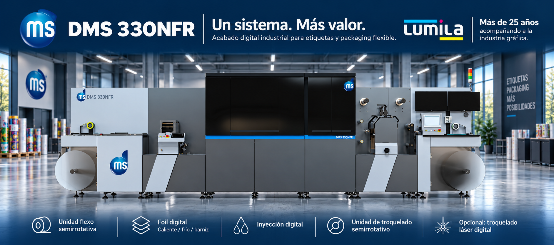 DMS 330NFR ES PC · Un sistema. Más valor.