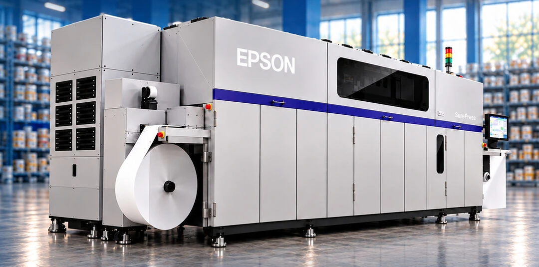 Prensa digital de etiquetas Epson SurePress L-5034