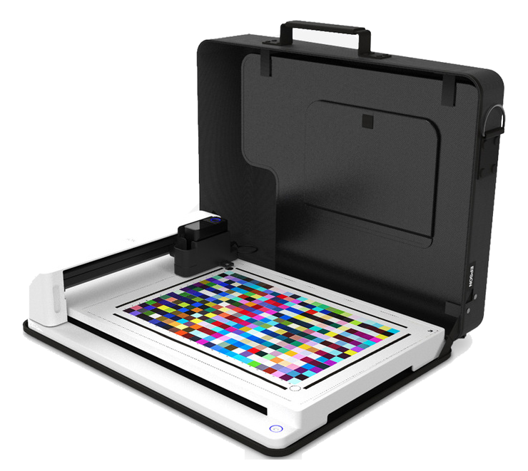 Mesa Epson SD-10 para escanear cartas de color, imagen real del producto